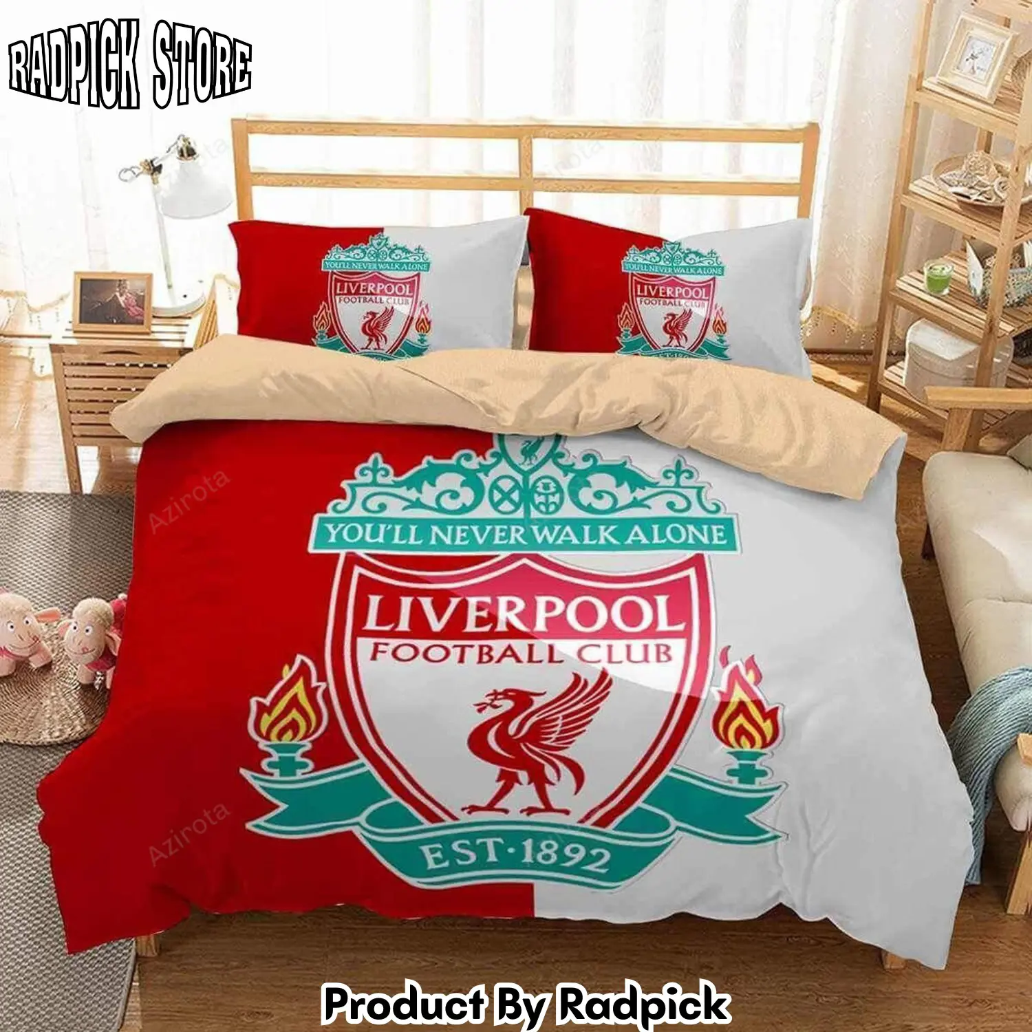 Radpick 3d liverpool fc duvet cover bedding set rp3278963